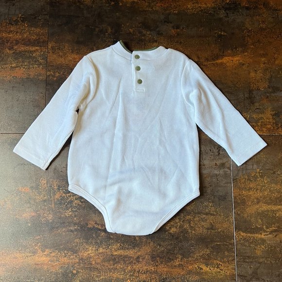 NWT The Disney Store 3-Piece Pooh Pants, Onesie, Jean Jacket Ensemble, Sz 24 MOS - Picture 4 of 7